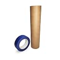 IDL Packaging - GPH-12, 4463-112 Masking Paper and Tape Set – 12" x 60 Yards Brown Masking Paper (1 Roll) and 1.41" x 60 Yards Blue Painter's Tape (1 Roll)