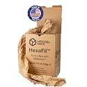 IDL Packaging HexaFil Honeycomb Packing Kraft Paper 15" x 20400" (1700 ft) in Self-Dispensed Box - Patented Cushioning Box Filler for Void Filling, Moving, Shipping - Alternative to Bubble Plastic