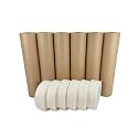 IDL Packaging 12" x 60 Yards Brown Masking Paper Set with Tape (6 Rolls)