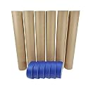 IDL Packaging Masking Paper and Tape Set -18" x 60 Yards Brown Masking Paper (6 Rolls) and 1.41" x 60 Yards Blue Painter’s Tape (6 Rolls) - Masking Kit for Painting and Home Improvements