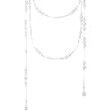 IDOKAWA Long Layered Pearl Necklaces for Women, Vintage Statement Jewelry