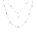 IDOKAWA Long Layered Pearl Necklaces for Women, Vintage Statement Jewelry