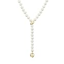 IDOKAWA Long Layered Pearl Necklaces for Women, Vintage Statement Jewelry