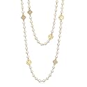 IDOKAWA Long Layered Pearl Necklaces for Women, Vintage Statement Jewelry