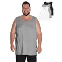Idtswch Mens Big&Tall Sleeveless Undershirt Lightweight Breathable XL-8XL (1&3 Pack)