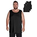 Idtswch Mens Big&amp;Tall Sleeveless Undershirt Lightweight Breathable XL-8XL (1&amp;3 Pack)