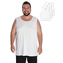 Idtswch Mens Big&Tall Sleeveless Undershirt Lightweight Breathable XL-8XL (1&3 Pack)