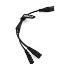 IEC320 C8 to 2X C7 Y Splitter AC Power Cord,IEC Figure 8 Male to 2 Female Power Splitter Cable,1 in 2 Out AC Power Cord,for LCD Monitors Speakers (5pack,C8-2x C7,Straight, 19.69in/50cm)