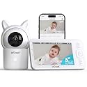 ieGeek PTZ Baby Monitor with Camera and Audio, Upgraded Night Vision