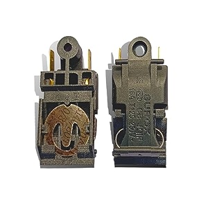 iei electric kettle 13a -250v ac brass pin alongwith normal close tempearture control male and female w socket thermostat black switch button steam spear parts kettle switch 1 pc