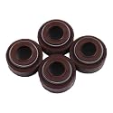 IEQFUE 4PCS Valve Stem Seal 12209-ZE8-003 Compatible with Honda GX390 GX340 GX270 GX240