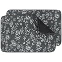 IEUUMLER Washable Pee Pads for Dogs, 2 Pack Non-Slip &amp; Waterproof Pack Whelping Pad, Reusable Puppy Potty Training Pad with Fast Absorbent for Playpen EU007 (Midnight Botanical, 30"X20"-2pcs)
