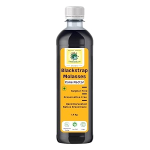 ifarmerscart blackstrap molasses - 14 kg  unsulphured  rich in iron calcium amp magnesium  preservative-free  vegan  gluten-free  unprocessed cane nectar  banks of river kavery