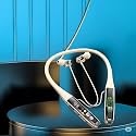 iFAST IF-175 AI-Powered Voice Changer (Female/Male/Child Voice) Wireless Neckband Earphone with Digital Display | Karaoke Mode, Bluetooth 5.4, Up to 50 Hours Playtime, HD Mic | Black