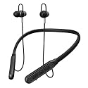 iFAST Bluetooth 5.4 Wireless Neckband Earphone | Hi Fi Stereo Sound | Up to 30 Hours Music Playtime |Water and Sweat Proof |ENC Noise Cancellation [ Black ]