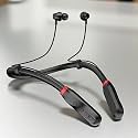 iFAST Wireless Neckband Gaming Earphone | 9D Dolby Sound Sub Woofer | Up to 100 Hours Music Playtime | Water and Sweat Proof | ENC Noise Cancellation [ Black ]