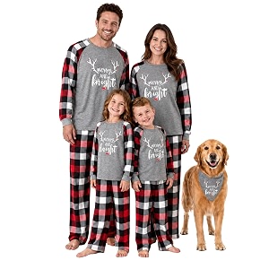 IFFEI Matching Family Pajamas Sets Christmas PJs