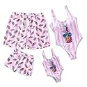 IFFEI Mommy and Me Family Matching Swimsuits One Piece Swimwear Beachwear