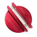 iFJF Magnetic Floor Jack Pad Slotted Disk Adapter for Universal Cars Red