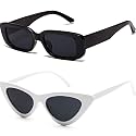 IFLASH Cat Eye Rectangular Sunglasses for Women