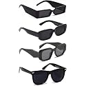 IFLASH Rectangular Sunglasses Retro Fashion Shades for