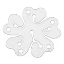 Asltw Balloon Flower Clips, 30 Pack Clear Balloon Decorating Holders