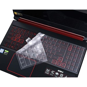 ifyx keyboard silicone cover for acer predator helios 300 15634 2020 ph315-52  acer nitro 5 an515-54  acer nitro 7 an715-5117334 acer nitro 5 an517-51 clear
