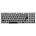iFyx Keyboard Silicone Cover for 15.6" Acer Predator Helios 300 PH315-53 Triton 300 PT315-52 (2021) 17.3" PH317-53 Gaming Laptop | Acer Nitro 5 Gaming Laptop AN515-55/43/44/45 (2020) (Black)