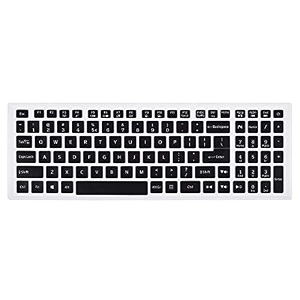 ifyx keyboard silicone cover for acer predator helios 300 15634 2019 ph315-52  acer nitro 5 an515-54  acer nitro 7 an715-5117334 acer nitro 5 an517-51 black