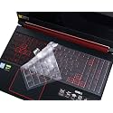 iFyx Keyboard Silicone Cover for Acer Predator Helios 300 15.6" 2020 PH315-52 / Acer Nitro 5 AN515-54 / Acer Nitro 7 AN715-51/17.3" Acer Nitro 5 AN517-51 (Clear)