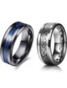 IGA COLLECTION Valentine Special Dragon Colour Base Stainless Steel Finger Ring - Thumb Ring Stainless Steel Titanium Plated Ring