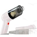 IGADG Handheld Mini Size Car Vacuum Cleaner Dry/Wet Cleaning | Strong Suction Power | Dual Battery | USB Rechargeable | White Color (6000pa Cordless)