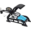 Portable Double Barrel Foot Pump Air Compressor for Bike Air Pump for Motorbike Bicycle for Football Cycle Pumps for Bicycle car air Pump (Double Cylinder)