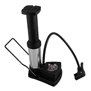 portable double barrel foot pump air compressor for bike air pump for motorbike bicycle for football cycle pumps for bicycle car air pump double cylinder