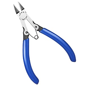 igan-330 wire flush cutters electronic model sprue wire clippers ultra sharp and powerful cr-v side cutting nippers ideal for clean cut and precision cutting needs