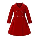 iGirlDress Coat Long Sleeve Button Pocket Long Winter Coat Outerwear