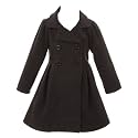 iGirlDress Coat Long Sleeve Button Pocket Long Winter Coat Outerwear