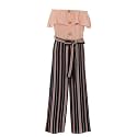 iGirlDress Girls Wide Leg Off Shoulder Elegant High Waist Rompers Palazzo Pants Trousers Jumpsuits USA 4-14