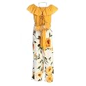 iGirlDress Girls Wide Leg Off Shoulder Elegant High Waist Rompers Palazzo Pants Trousers Jumpsuits USA 4-14