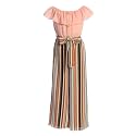iGirlDress Girls Wide Leg Off Shoulder Elegant High Waist Rompers Palazzo Pants Trousers Jumpsuits USA 4-14