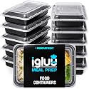 Igluu Meal Prep Containers Reusable (10 Pack) 1 Compartment – 28oz