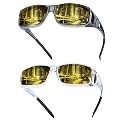 IGnaef Fit Over Night Vision Driving Glasses for Men Women