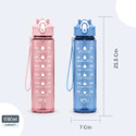Ignero Transparent 1000 ml Water Bottles