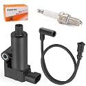 Ignition Coil & Spark Plug & Wire Cap for Hisun UTV 250 400 450 500 Massimo Gunner 250 MSU 400 500 Coleman UT400 UT500 Axis Bennche Cowboy Spire Bighorn 250 400 450 500