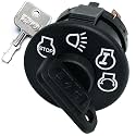 Ignition Switch w/Umbrella Key Protection for D & E Series John Deere