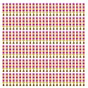 iHandikart Artificial Handmade 6 Flower Marigold Super-Mini Garland with Bell in the Bottom|Flower Decoration| Color Yellow &amp; Pink Pack of 150 (33603-150)