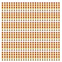 iHandikart Artificial Handmade 6 Flower Marigold Super-Mini Garland with Bell in The Bottom|Flower Decoration| Color Yellow &amp; Dark Orange Pack of 150 (33604-150)