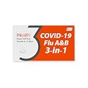 iHealth Flu A/B & COVID-19 Rapid Test, 3-in-1 Covid Flu Test Combo, 4 Tests