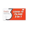 iHealth FluA/B + Covid-19 Test Combo, At-Home 3-in-1 Rapid Test, 1 Test