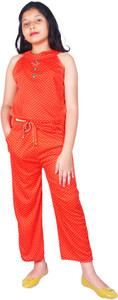 iidam solid girls jumpsuit